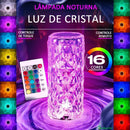 Luminária de Cristal em LED 16 Cores Projetor