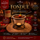 Kit Fondue Romântico 5 Peças Sany House | Ideal Para Jantar Especial a Dois