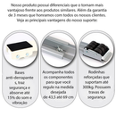 Suporte De Base Com Rodinha Para Geladeira Fogão E Máquina De Lavar Lousa Base Ajustável