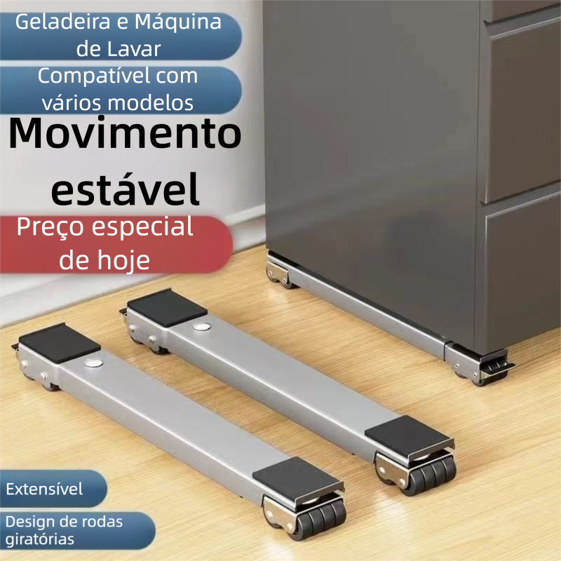 Suporte De Base Com Rodinha Para Geladeira Fogão E Máquina De Lavar Lousa Base Ajustável