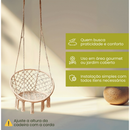 Cadeira De Balanço Suspensa Rede Teto Sacada Varanda Luxo