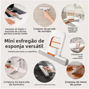 Mop de Mesa Dobrável Multifuncional Mãos Livres Limpeza Bancada Algodão Absorvente