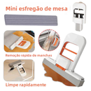 Mop de Mesa Dobrável Multifuncional Mãos Livres Limpeza Bancada Algodão Absorvente