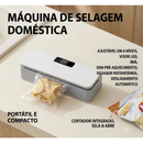 Mini Selador de Sacos Plasticos 2em1 Maquina Seladora de Saco Portatil