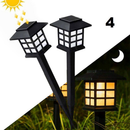 Luminaria Solar Espeto de Jardim Led Decoração Cazinha Recarregavel no Sol