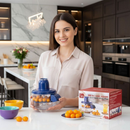Descascador Elétrico Bivolt Automático para Uvas, Tomates, Alho e Frutas Delicadas – Praticidade e Rapidez na Cozinha