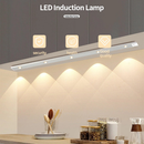 Ultra fino diodo emissor de luz 120/80/60/50/40cm armário lâmpada pir sensor de movimento sem fio usb recarregável luz