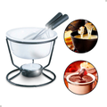 Kit Fondue Romântico 5 Peças Sany House | Ideal Para Jantar Especial a Dois