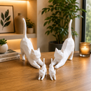 Esculturas de Gatos Decorativas | Sany House