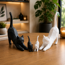 Esculturas de Gatos Decorativas | Sany House