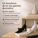 Gatos Decorativos Minimalistas Gato Escultura Decoração Moderna Quarto Sala Felino Elegante