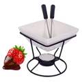 Kit Fondue Romântico 5 Peças Sany House | Ideal Para Jantar Especial a Dois
